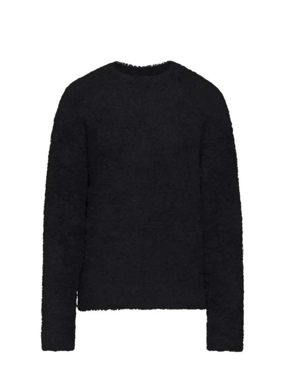 Skims Cozy Knit Unisex Pullover in Onyx